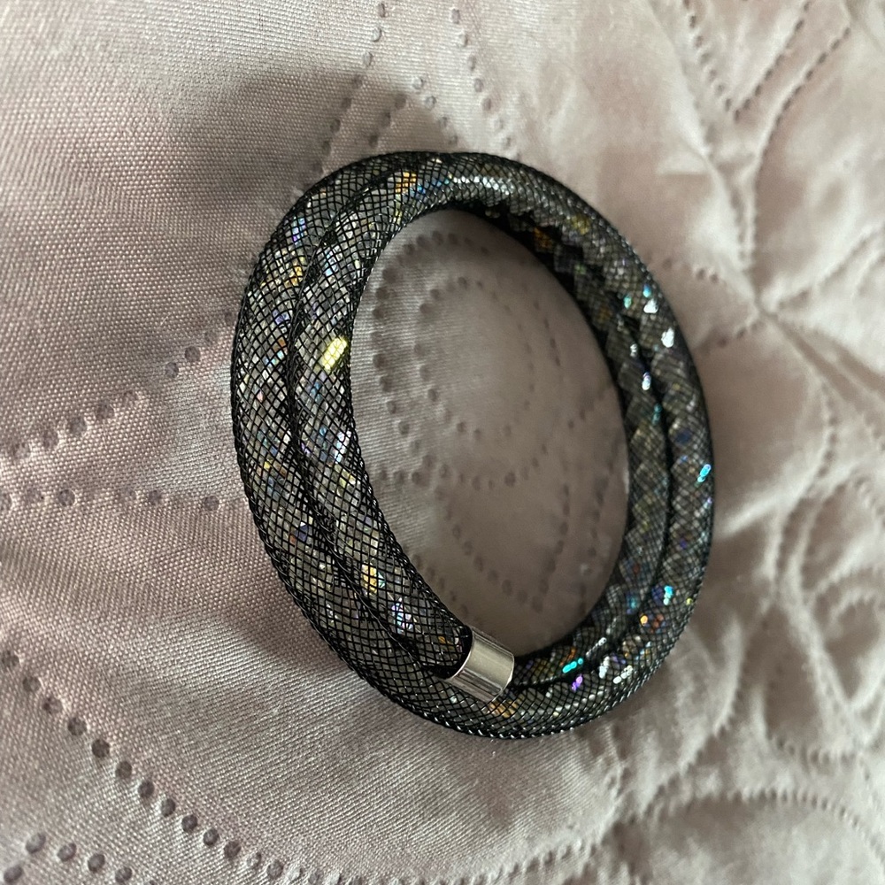 Touchstone Crystal Mesh wrap bracelet